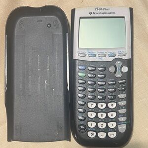 Texas Instruments TI-84 Plus Black and Silver Calculator